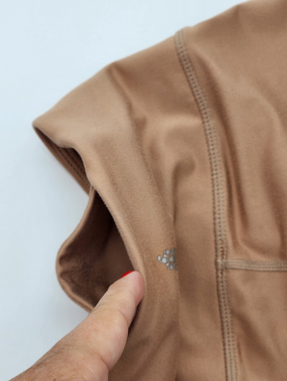 Free People FP Movement Get Your Flirt On Shorts M Brown Ruffle High Rise - Picture 6 of 6